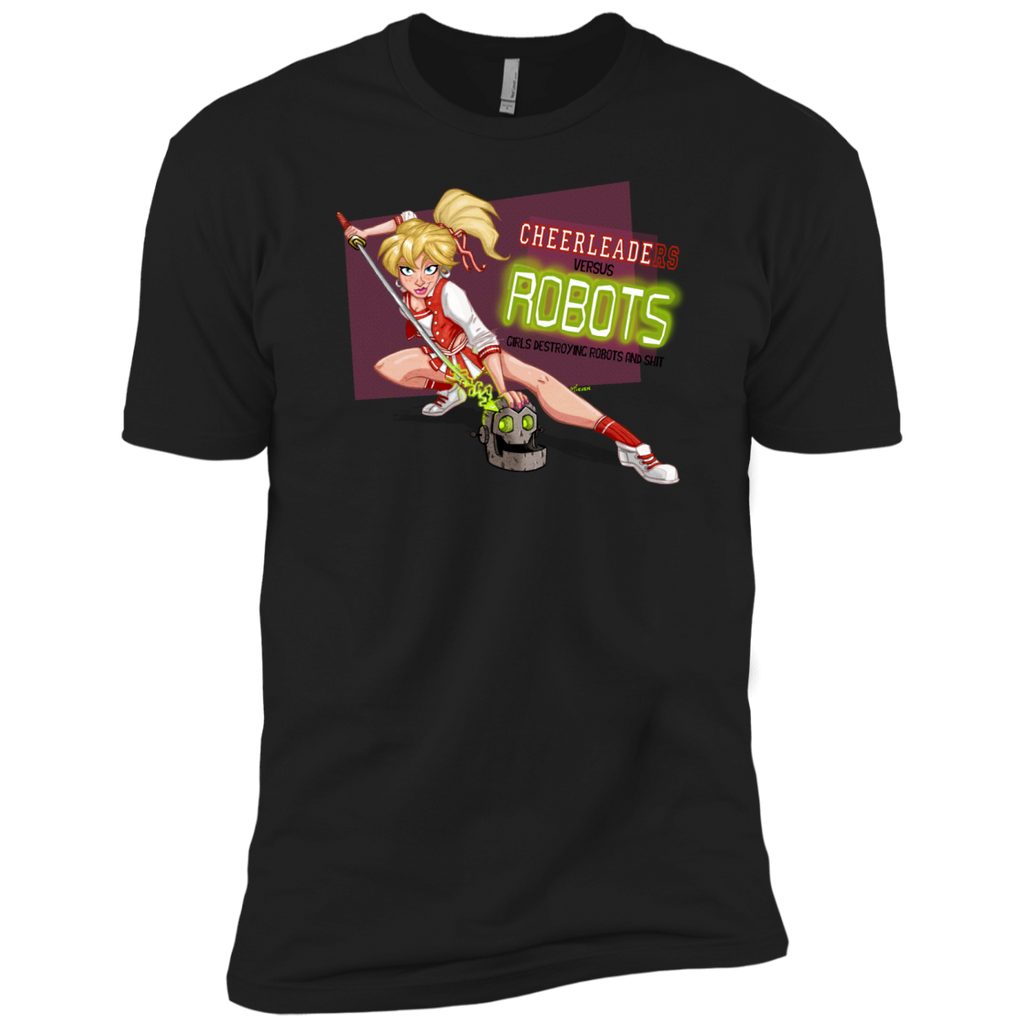 cheerleaders versus robots T-Shirt