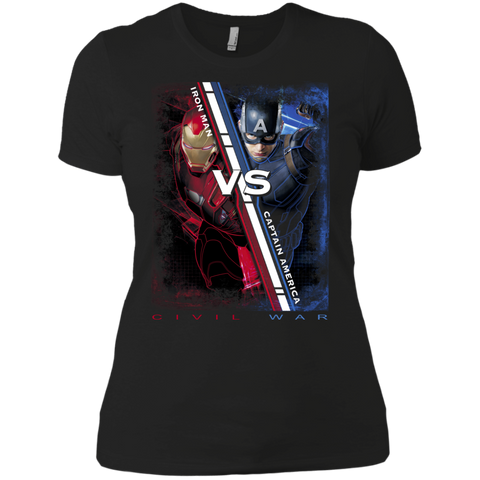 iron man vs captain america T-Shirt
