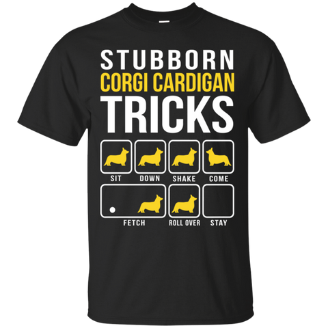 corgi cardigan stubborn tricks T-Shirt