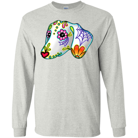 dachshund - day of the dead sugar skull dog T-Shirt