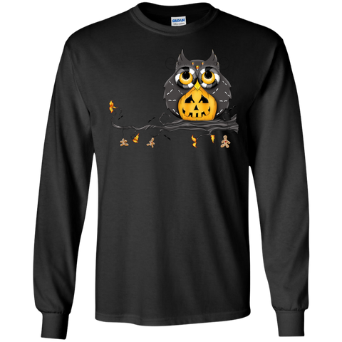 halloween owl LS Ultra Cotton Tshirt
