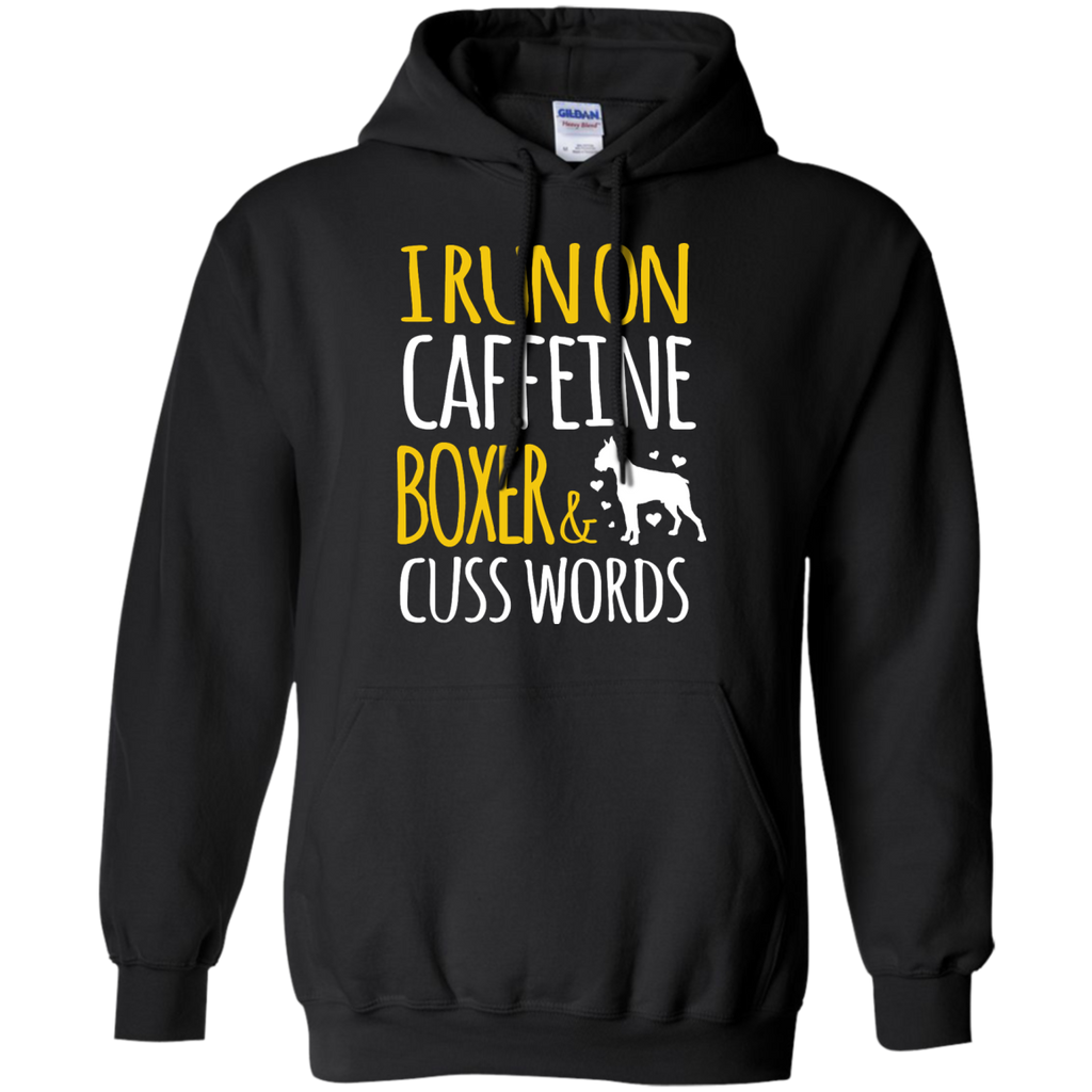 i run on caffeine boxer & cuss words T-Shirt