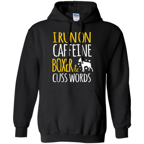 i run on caffeine boxer & cuss words T-Shirt
