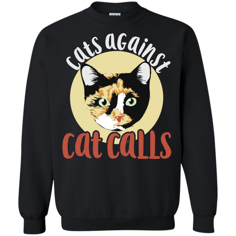 cats against catcall calico cat feminism T-Shirt
