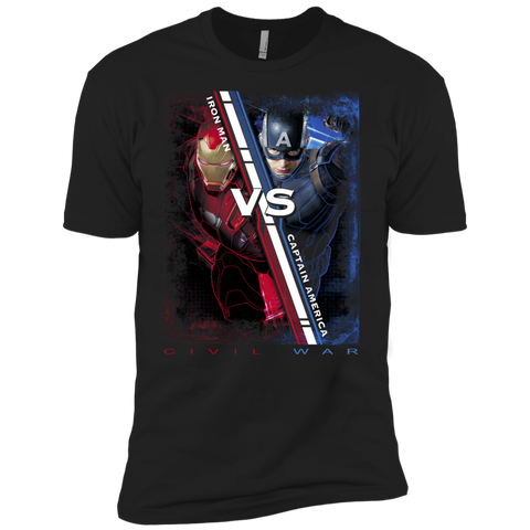 iron man vs captain america (1) T-Shirt