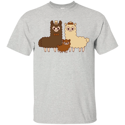 chocolate alpaca family matching family T-Shirt
