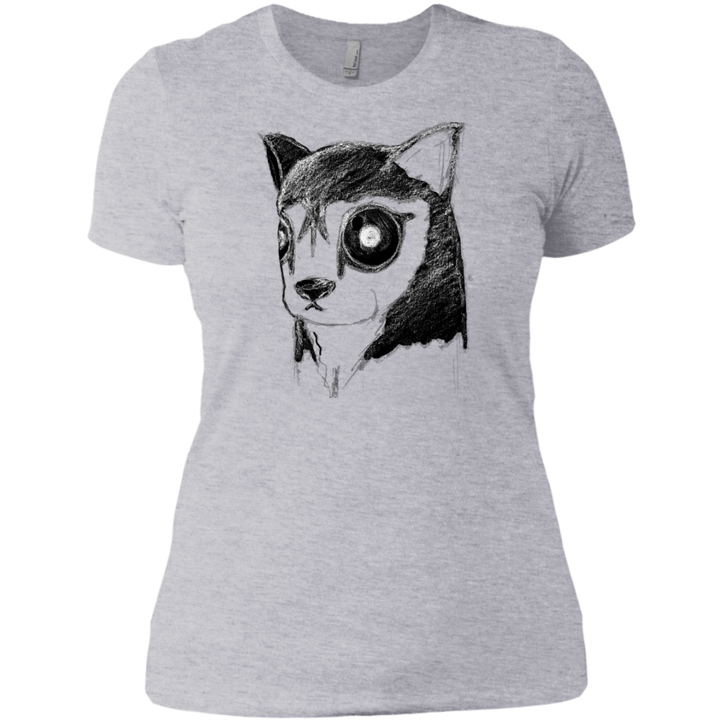 creepy husky dog stare inverted T-Shirt