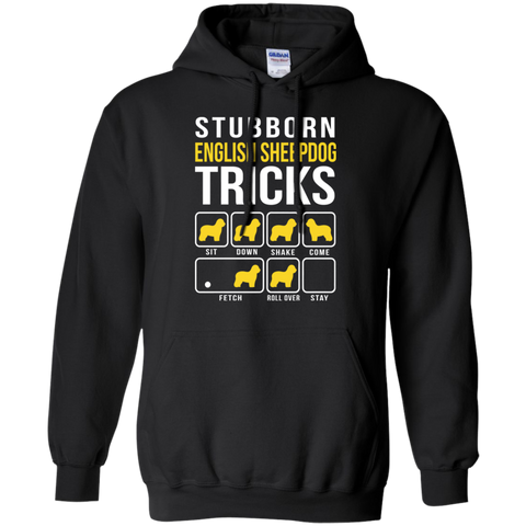 english sheepdog stubborn tricks T-Shirt