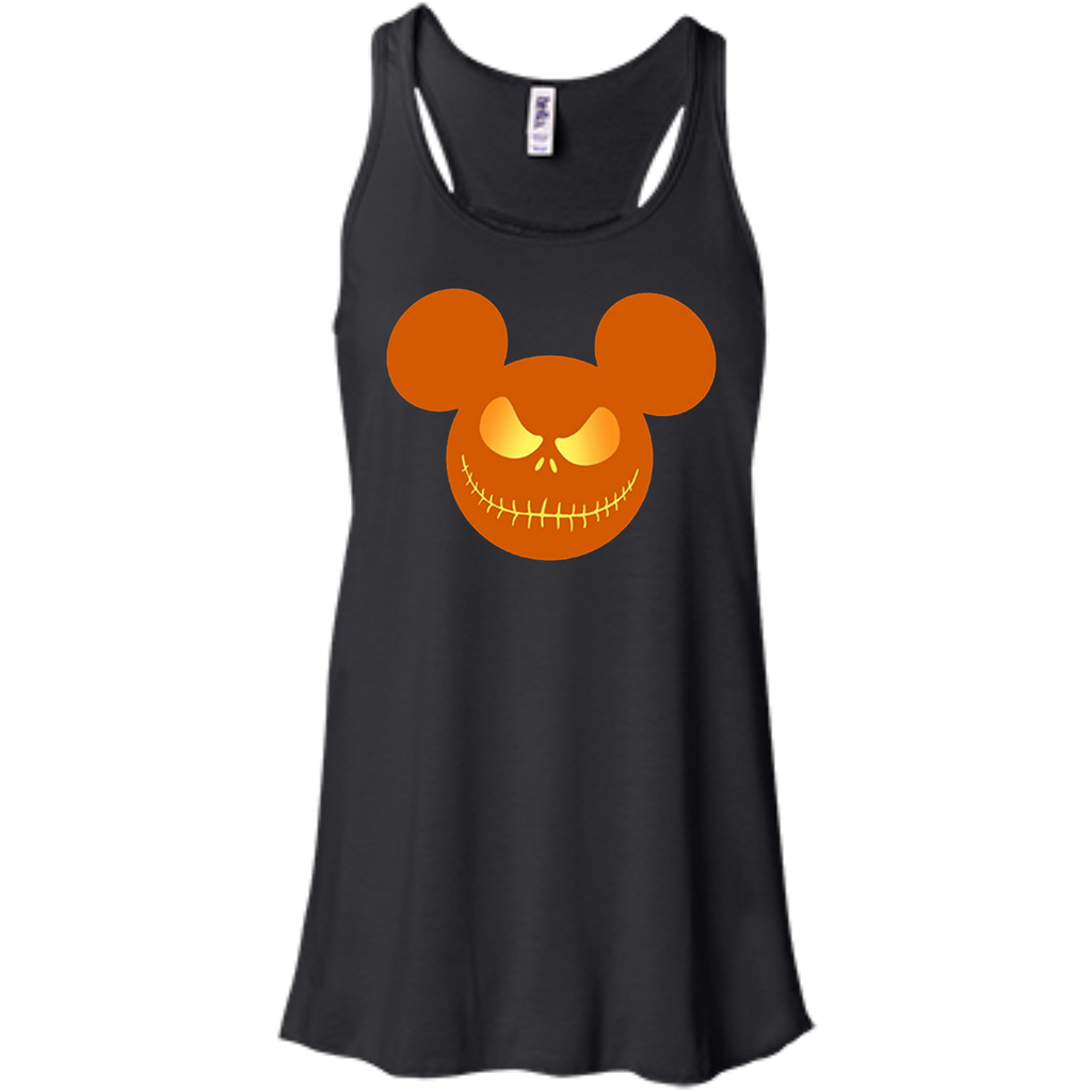 funny mickey halloween tank Bella+Canvas Flowy Racerback Tank