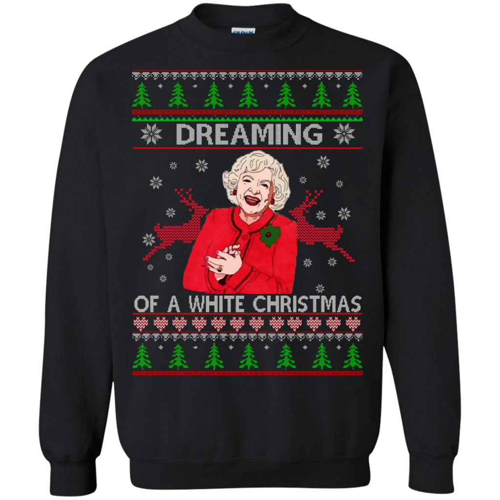betty white: dreaming of a white christmas sweater, T-Shirt