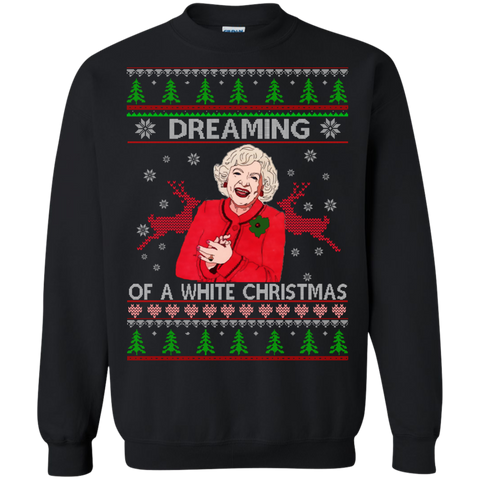 betty white: dreaming of a white christmas sweater, T-Shirt