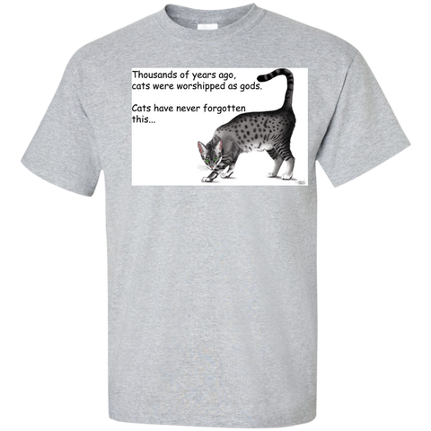 egyptian cat art print t- T-Shirt