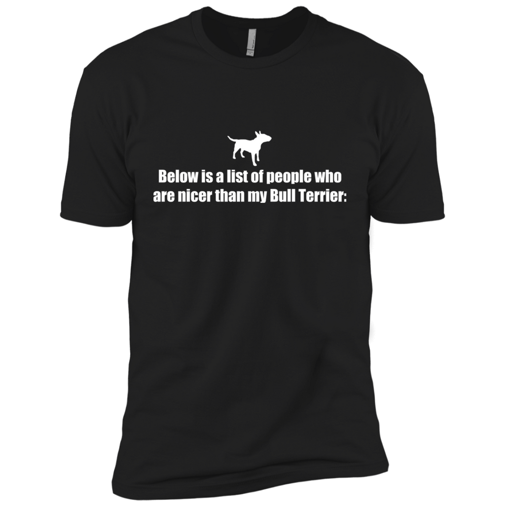 below is a list of people - bull terrier T-Shirt