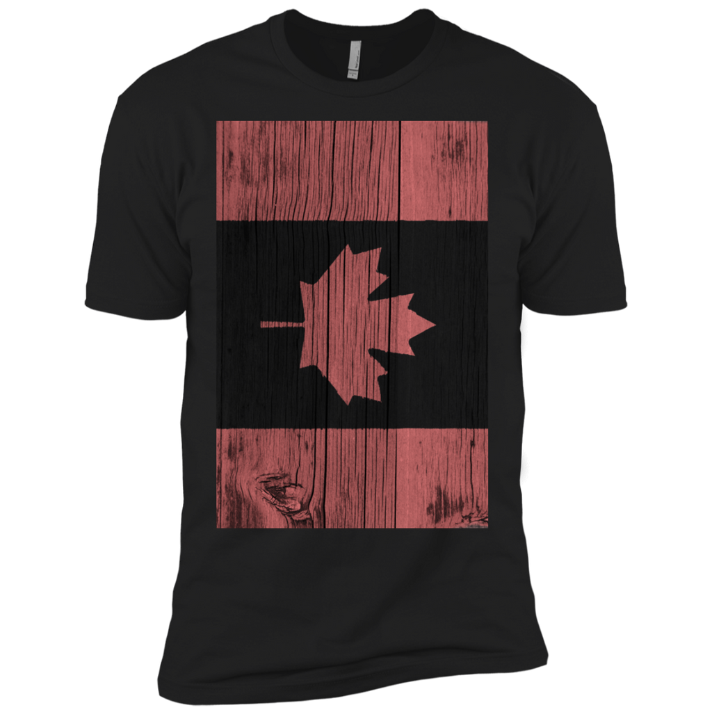 canaada flag painted on wood T-Shirt