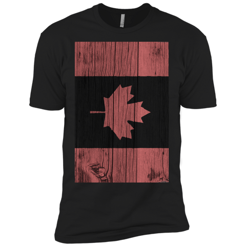 canaada flag painted on wood T-Shirt