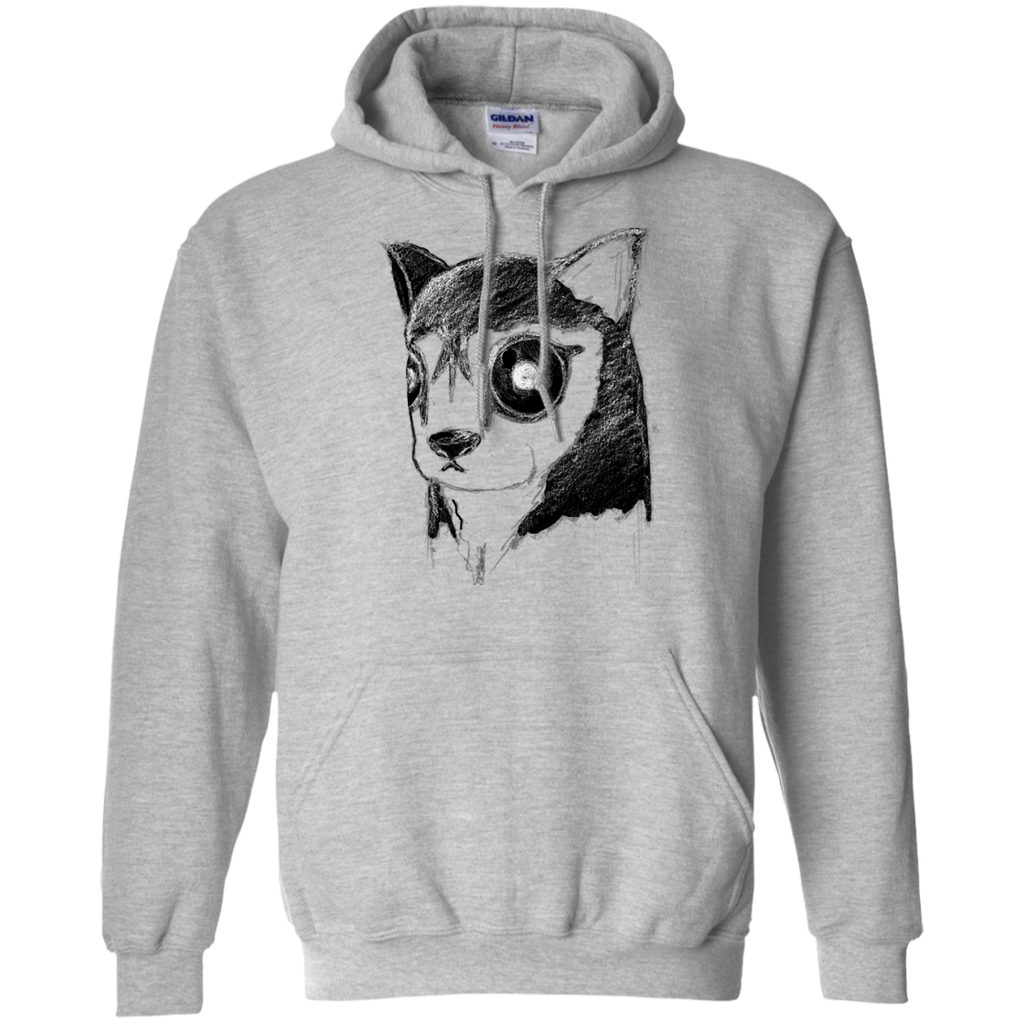creepy husky dog stare inverted T-Shirt