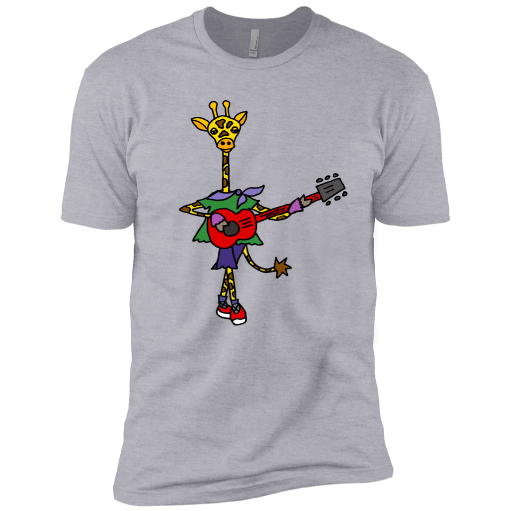 cool funky giraffe playing ed guitar sweatshirt T-Shirt