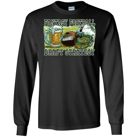 fantasy football draft strategy  beer and football T-Shirt