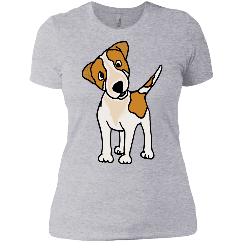 cool funny puppy jack russell terrier dog T-Shirt