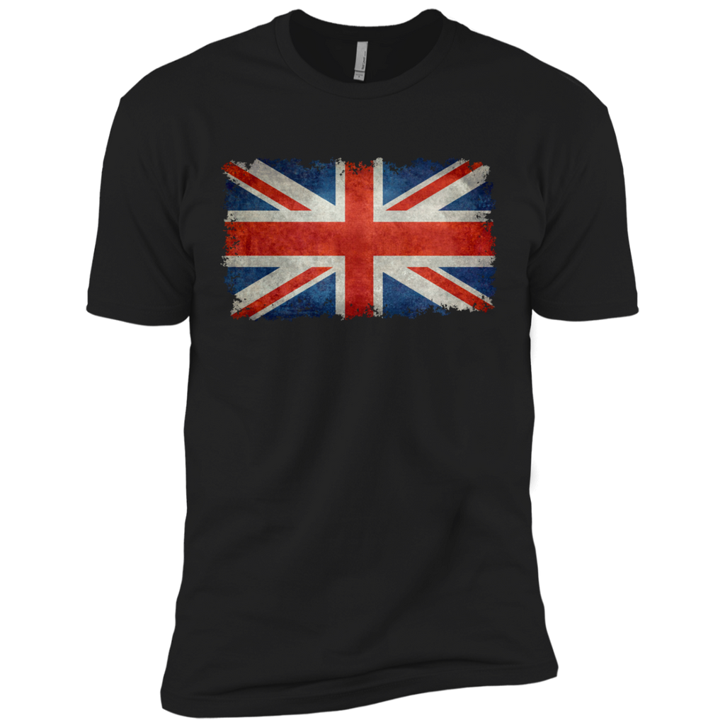 flag of uk the union jack in vintage retro style T-Shirt