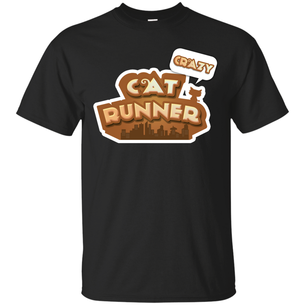 crazy cat runner sweatshirt T-Shirt