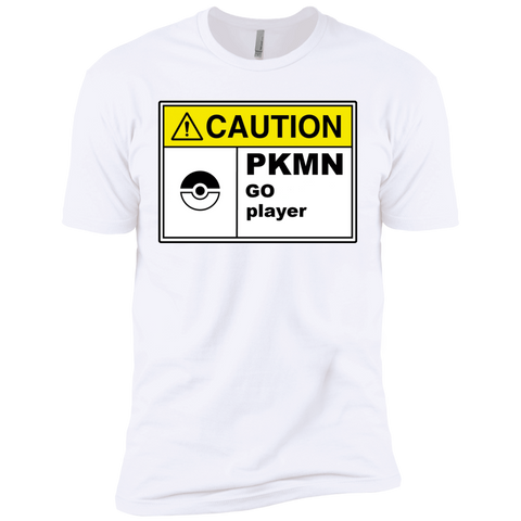 caution! pkmn go player T-Shirt
