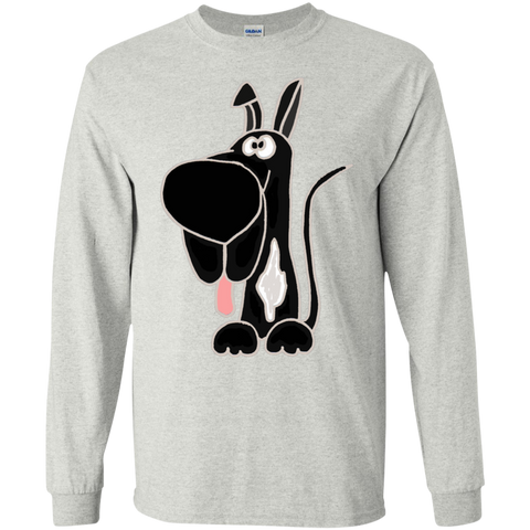 funny cute black great dane dog art T-Shirt