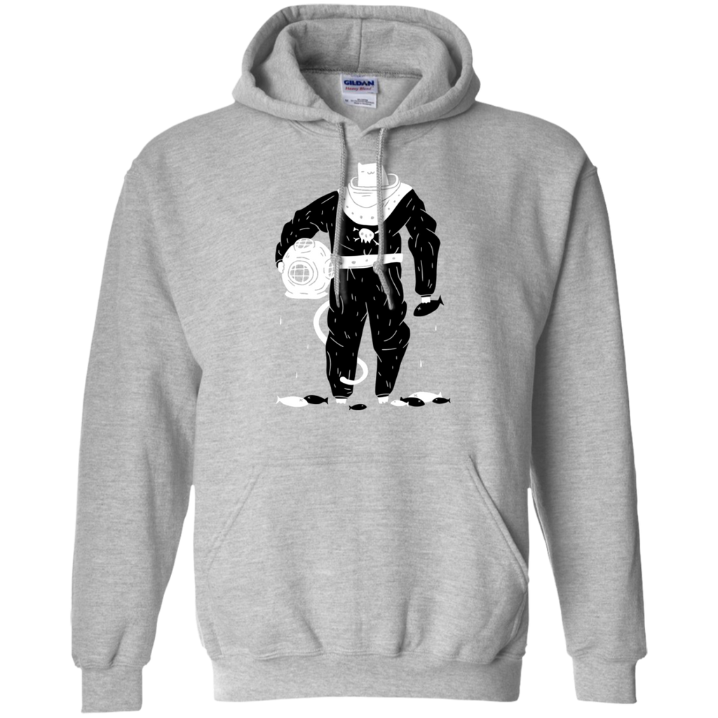 deep sea diver cat (black suit) T-Shirt