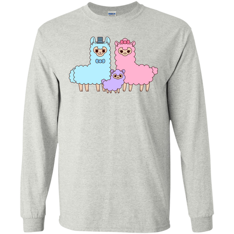 cotton candy alpaca family matching family T-Shirt