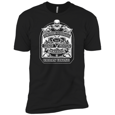 bearded & badass home grown genuine urban viking T-Shirt