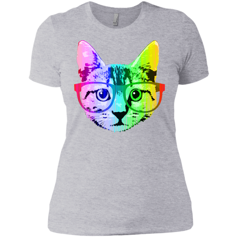 funny rainbow cat sweatshirt T-Shirt