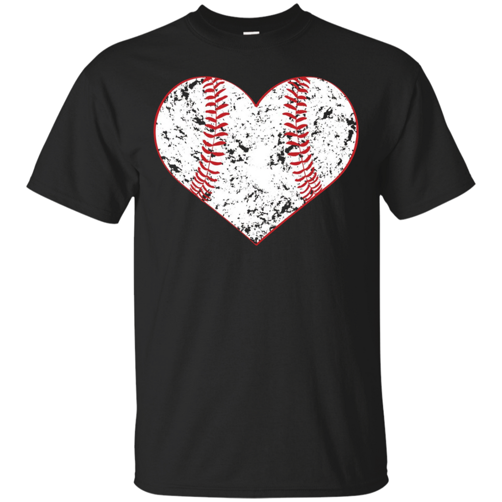 baseball heart, softball mom, mother gift custom T-Shirt
