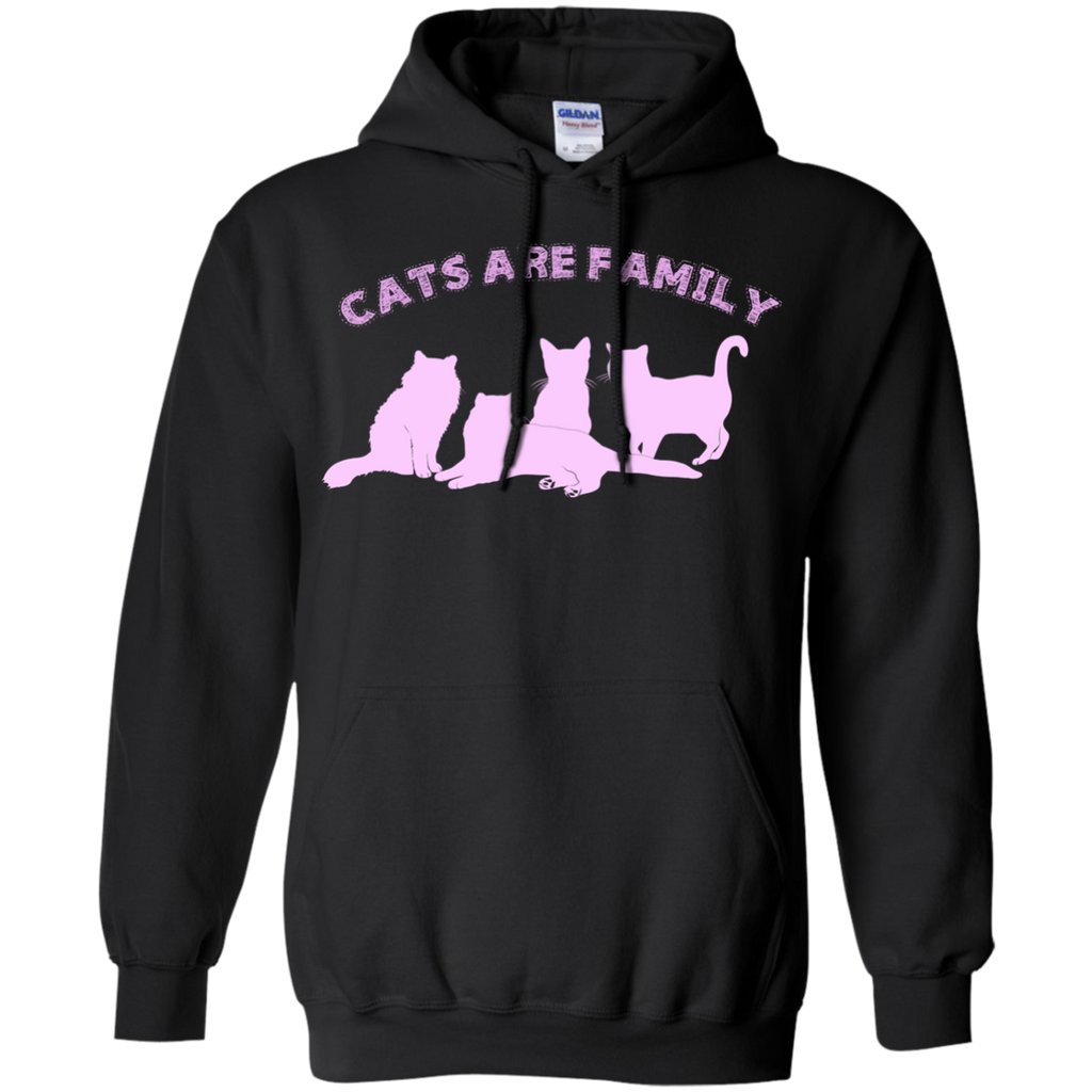 cats are family (pink) matching family T-Shirt