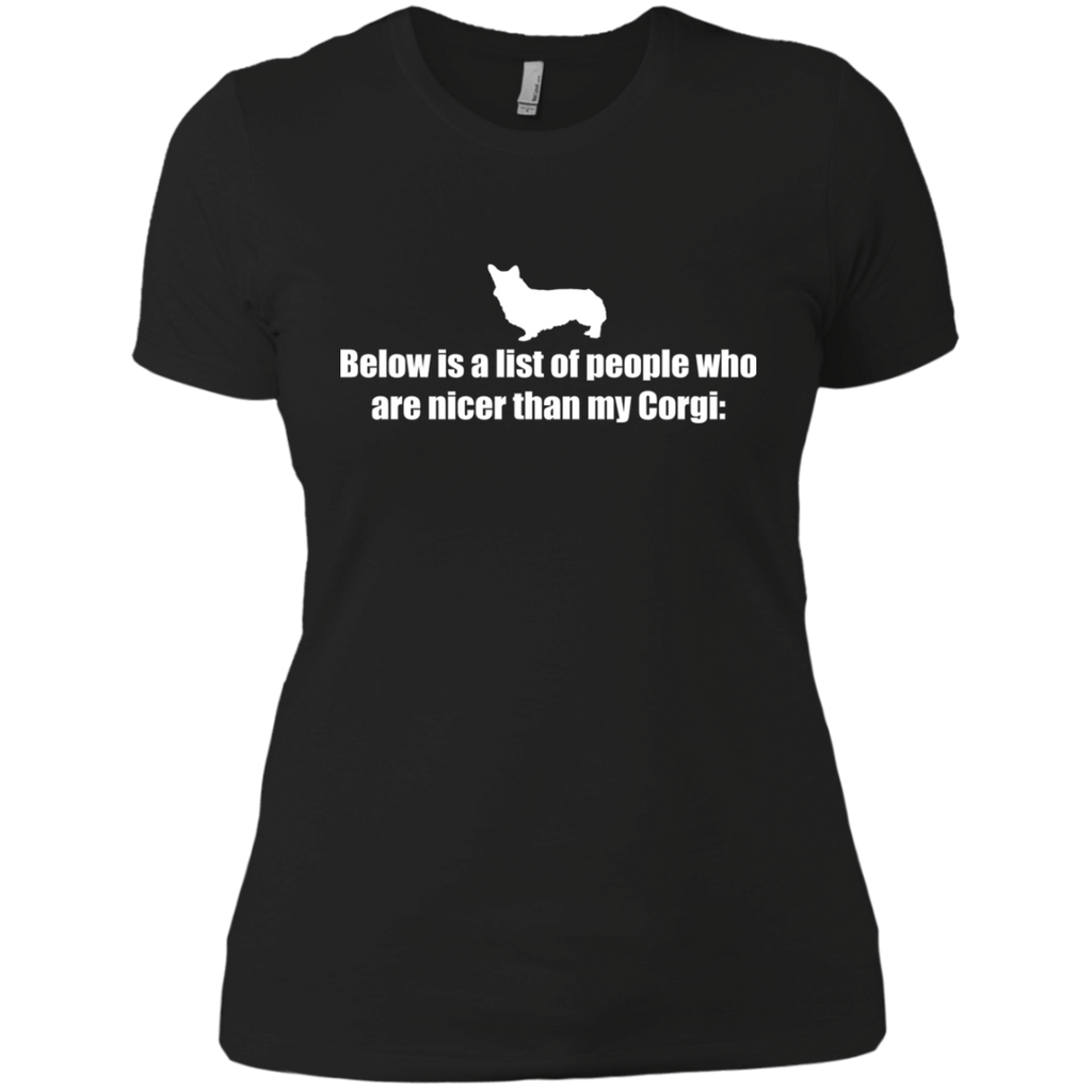 below is a list of people - corgi T-Shirt