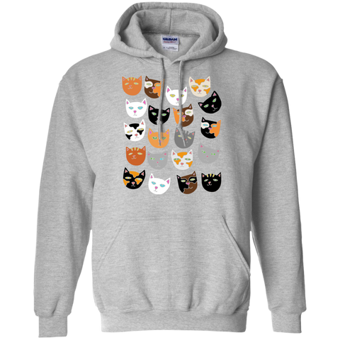 crazy cat lady pattern cats sweatshirt T-Shirt