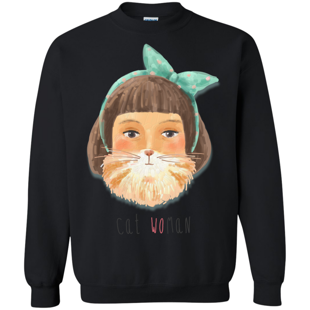 cat woman sweatshirt (1) T-Shirt