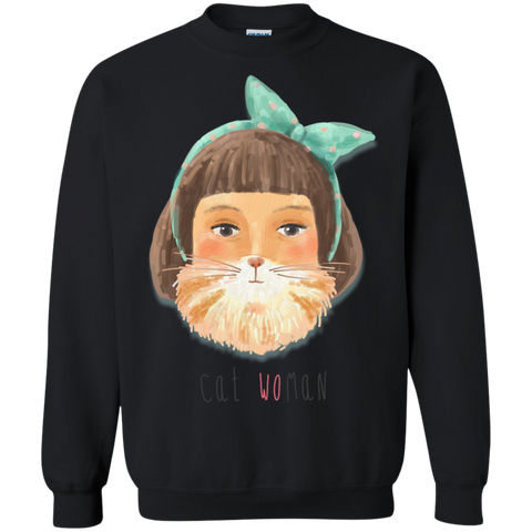 cat woman sweatshirt (1) T-Shirt