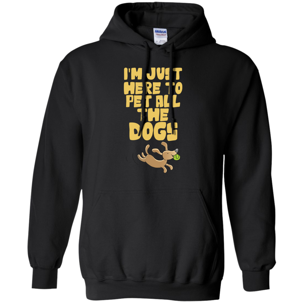 im just here to pet all the dogs T-Shirt