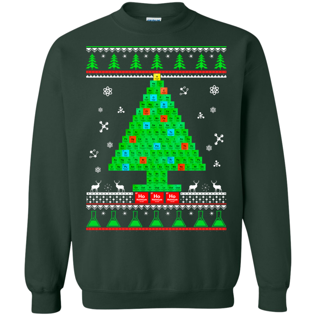 chemistry tree christmas sweater, T-Shirt