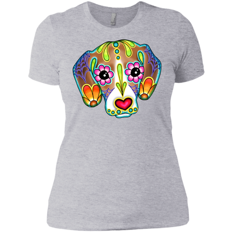 beagle - day of the dead sugar skull dog matching family T-Shirt