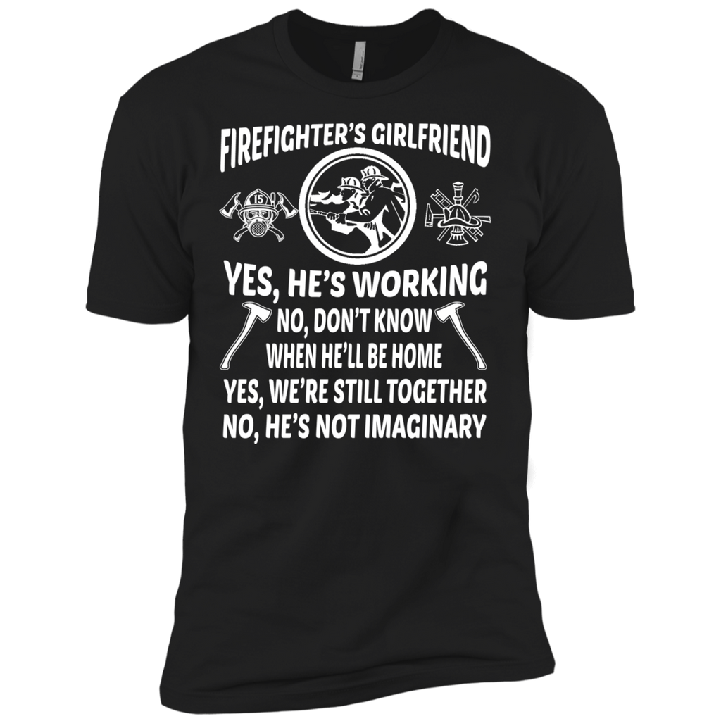 firefighter's wife yes, he's working T-Shirt