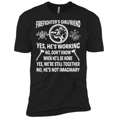 firefighter's wife yes, he's working T-Shirt