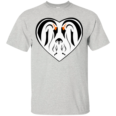 emperor penguin family love heart matching family T-Shirt
