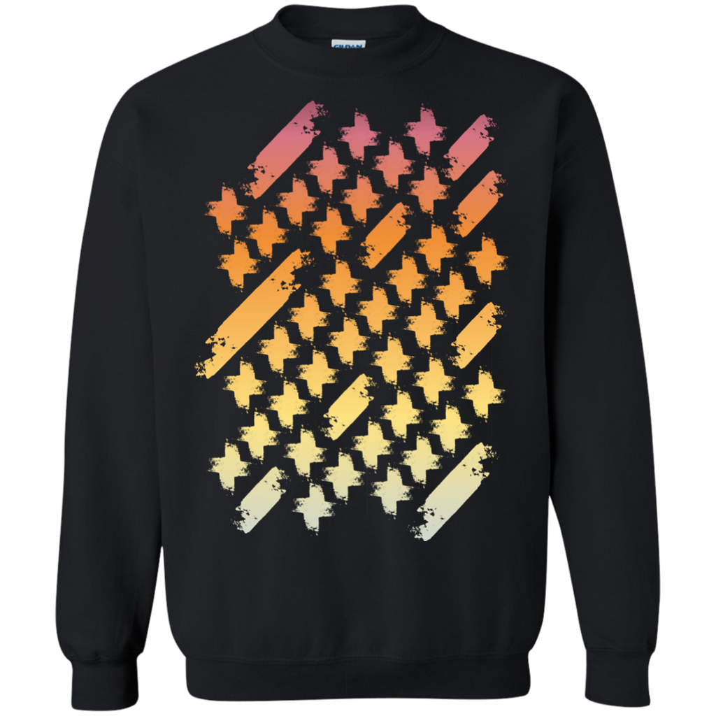 colorful sunset painted crosses and pattern art sweatshirt T-Shirt