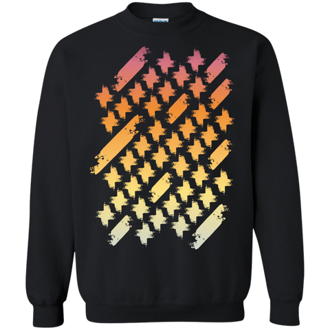 colorful sunset painted crosses and pattern art sweatshirt T-Shirt