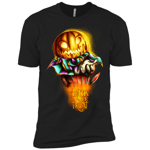 jack is coming to town halloween t-shirt Next Level Premium Short Sleeve Tee