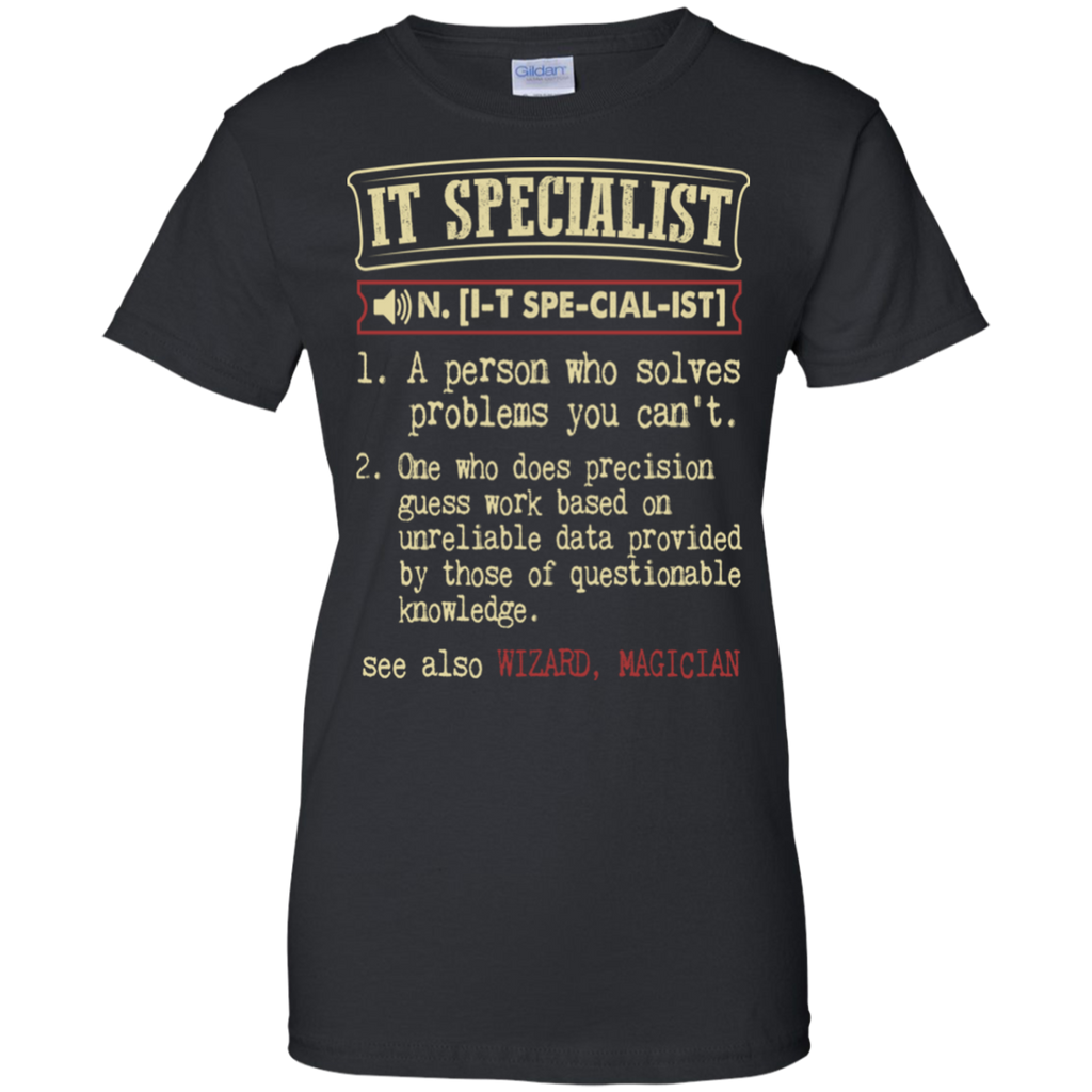 it specialist funny dictionary term T-Shirt
