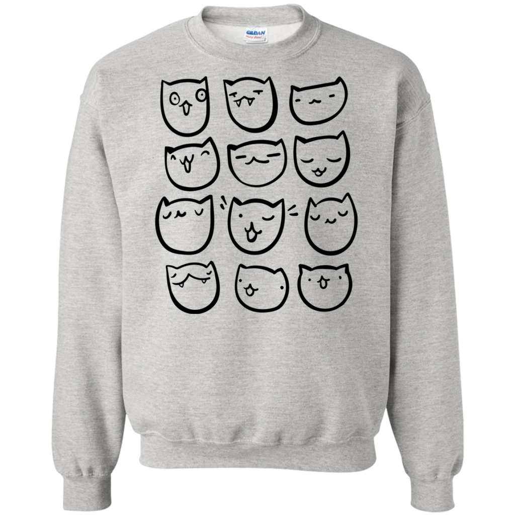 cat emojis (black and white) sweatshirt T-Shirt