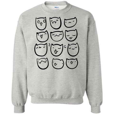 cat emojis (black and white) sweatshirt T-Shirt