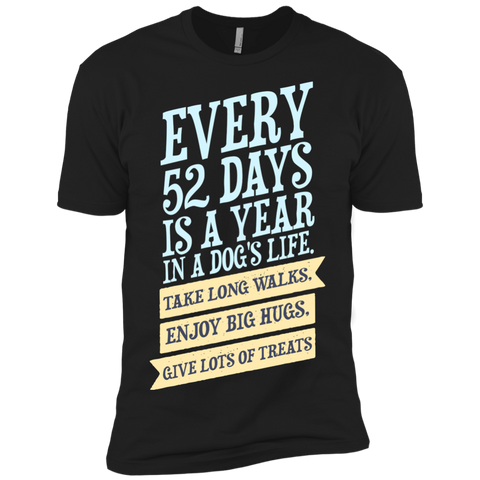 every 52 days is a year in a dogs life T-Shirt